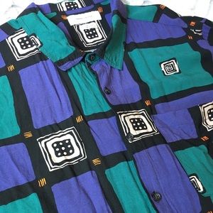 Urban Outfitters Rayon Button Shirt